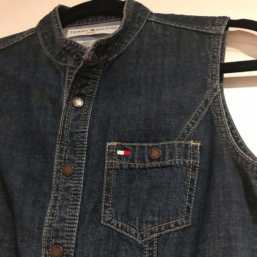 Y2K Tommy Hilfiger Denim dress (size 2)